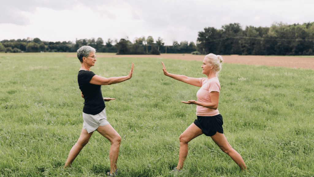 Doing  Tai Chi