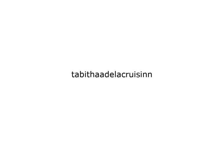 tabithaadelacruisinn