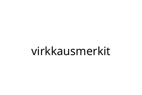 virkkausmerkit