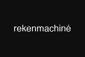 rekenmachiné