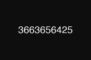 3663656425