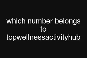 which number belongs to topwellnessactivityhub